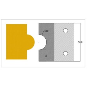 Cuchilla Perfila MD 9030 para portacuchillas