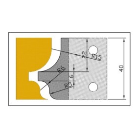 Cuchilla Perfila MD 8004 para portacuchillas