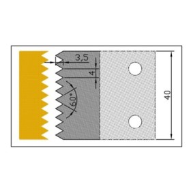 Cuchilla Perfila MD 8027 para portacuchillas