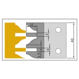 Cuchilla Perfila MD 8028 para portacuchillas